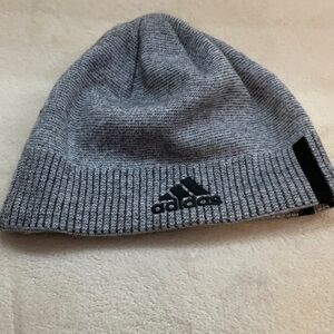 Adidas Heather Gray Knit Cap